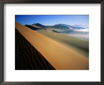 Sand Dunes, Namib-Naukluft Desert Park, Sossusvlei, Namibia by David Wall Pricing Limited Edition Print image