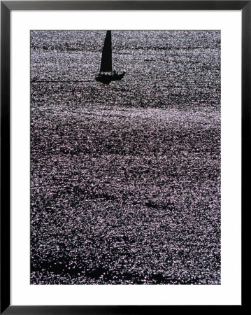 Yacht Sailing Into Piraeus At Last Light, Athens, Attica, Greece by Setchfield Neil Pricing Limited Edition Print image