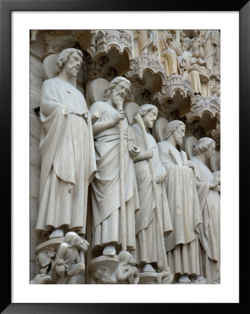 Sculptures On Notre-Dame, Paris, France by Lisa S. Engelbrecht Pricing Limited Edition Print image