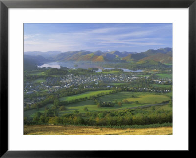 Keswick And Derwentwater From Latrigg Fell, Lake District National Park, Cumbria, England, Uk by Roy Rainford Pricing Limited Edition Print image