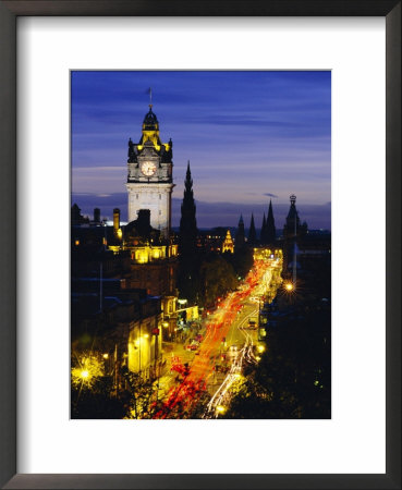 Princes Street, Edinburgh, Scotland, Uk by Gavin Hellier Pricing Limited Edition Print image