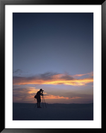 A Photographer Shoots Twilit Photos In White Sands National Monument by Raul Touzon Pricing Limited Edition Print image