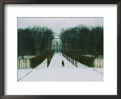 Snowy Entranceway To An Estate Near Saint Petersburg by Cotton Coulson Pricing Limited Edition Print image