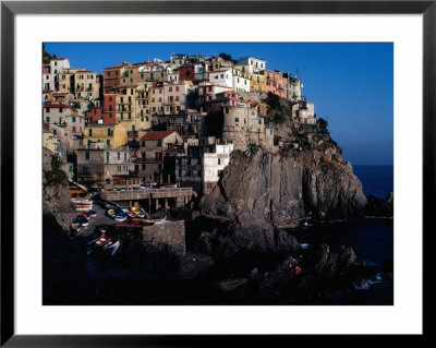 Views Of Cliff-Top Village From Via Dell Amore, Manarola, Italy by Jeffrey Becom Pricing Limited Edition Print image
