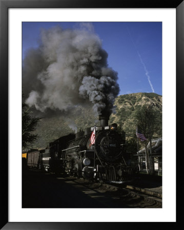 A Steam Engine Leaves The Station In Durango, Colorado, Durango, Colorado by Taylor S. Kennedy Pricing Limited Edition Print image