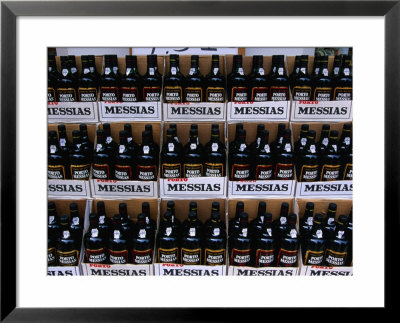 Display Of Port Wine Bottles, Albufeira, Algarve, Portugal, by Roberto Gerometta Pricing Limited Edition Print image