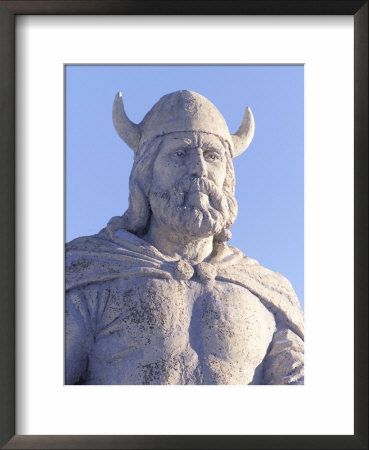 Statue Of Viking, Gimli Manitoba by Keith Levit Pricing Limited Edition Print image
