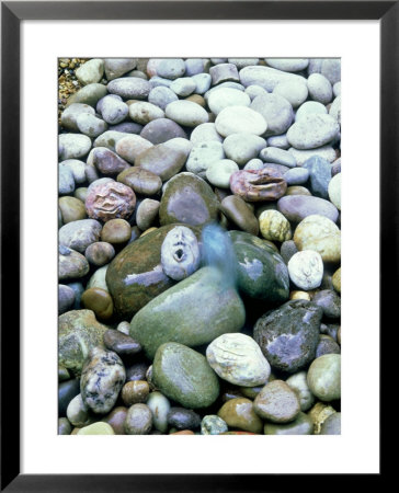 Bubble Water Fountain Over Pebbles With Faces by Mark Bolton Pricing Limited Edition Print image