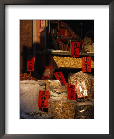 Chinese Medicine And Herbs For Sale In Sheung Wan, Hong Kong by Eightfish Pricing Limited Edition Print image