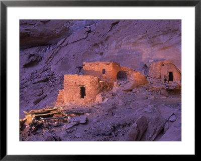 Ruins Of Ancient Pueblo Indian Or Anasazi Dwellings by Ira Block Pricing Limited Edition Print image
