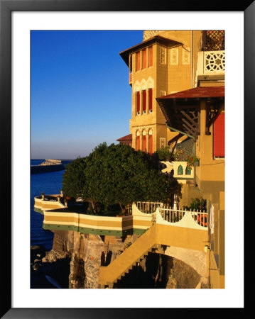 Houses Overlooking Harbour, Pegli, Italy by Wayne Walton Pricing Limited Edition Print image