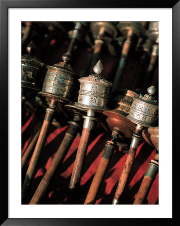 Prayer Wheels, Kathmandu, Nepal by Jacob Halaska Pricing Limited Edition Print image