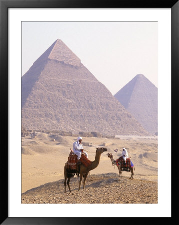 Men On Camels, Giza, Egypt by David Burch Pricing Limited Edition Print image