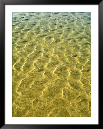 Incoming Tide Creates Patterns In Sand by Troy & Mary Parlee Pricing Limited Edition Print image