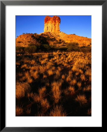 Rock Formation And Scrub, Chambers Pillar Historical Reserve, Australia by Paul Sinclair Pricing Limited Edition Print image
