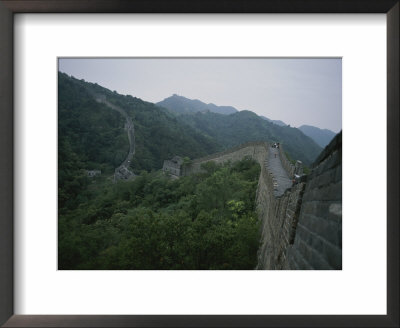 An Elevated View Of Part Of The Great Wall Of China by Jodi Cobb Pricing Limited Edition Print image