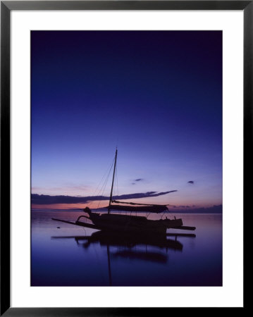 Sailing Prahus On Sanur Beach by Michael Nichols Pricing Limited Edition Print image