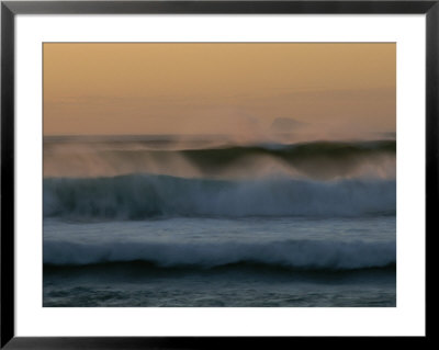Twilight View Of Waves Pounding The Coast Of South Africa by Kenneth Garrett Pricing Limited Edition Print image