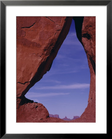 Teardrop Arch, Monument Valley Tribal Park, Utah And Arizona, Usa by Jerry Ginsberg Pricing Limited Edition Print image