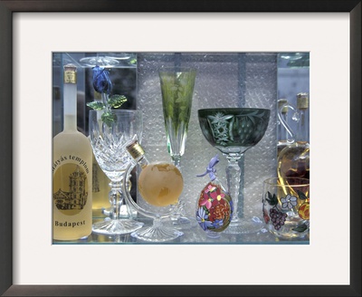 Crystal Ware In Shop, Budapest, Hungary by Dave Bartruff Pricing Limited Edition Print image