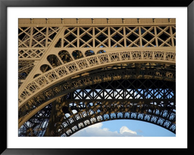 Close View Detail Of The Cast Iron Eiffel Tower by Cotton Coulson Pricing Limited Edition Print image
