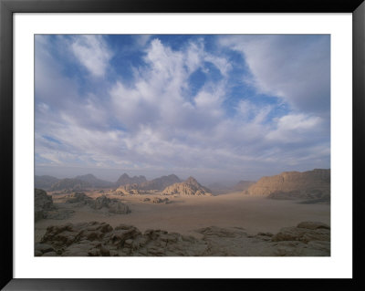 Panoramic View Of The Wadi Rum Region From Jebel Burdah by Gordon Wiltsie Pricing Limited Edition Print image