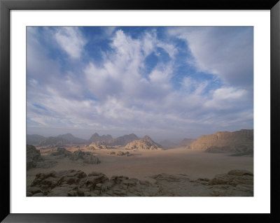 Panoramic View Of The Wadi Rum Region From Jebel Burdah by Gordon Wiltsie Pricing Limited Edition Print image