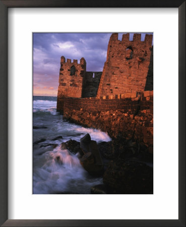 Surf Crashes Against Sinops City Walls by Randy Olson Pricing Limited Edition Print image