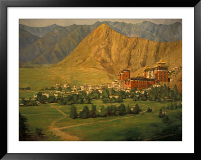 Wall Mural Of Tashilumpo, Tibet by Vassi Koutsaftis Pricing Limited Edition Print image