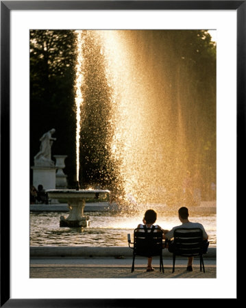 Tuileries Garden Fountain, Paris, France by David Barnes Pricing Limited Edition Print image