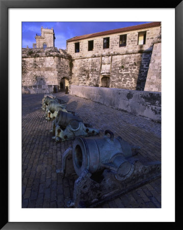 Cannons, Castillo Real De La Fuertza, Old Havana by Mark Hunt Pricing Limited Edition Print image