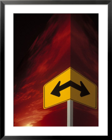 Sign Wrapped Around Corner, Turning Point by Carol & Mike Werner Pricing Limited Edition Print image