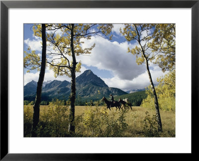 Park Ranger Patrolling On Horseback by David Boyer Pricing Limited Edition Print image