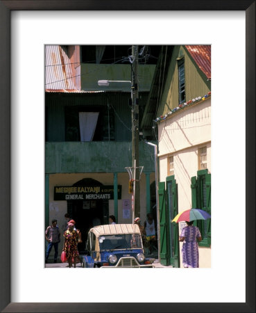 Market Street In Victoria, Seychelles by Nik Wheeler Pricing Limited Edition Print image