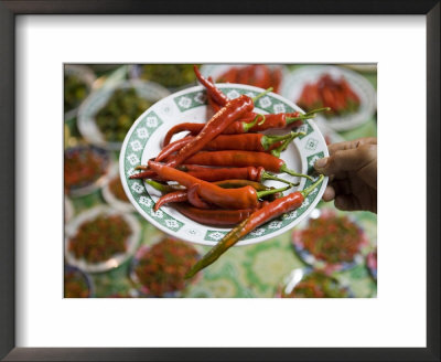 Hot Chillies At Pasar Malam Night Market, Bandar Seri Begawan, Brunei Darussalam, Brunei by Holger Leue Pricing Limited Edition Print image