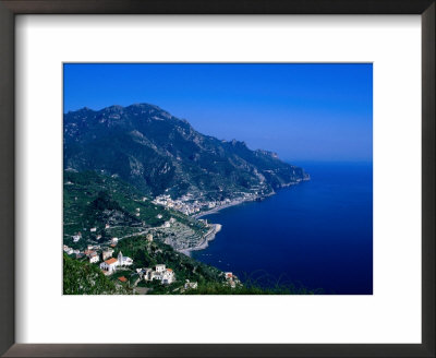 Coastline South Of Ravello, Ravello, Campania, Italy by Roberto Gerometta Pricing Limited Edition Print image