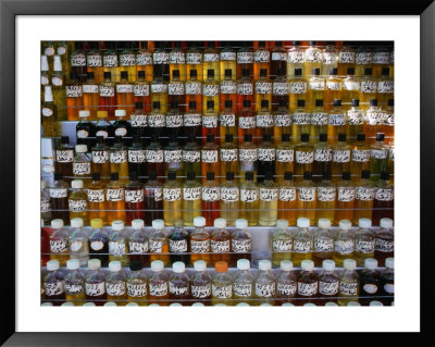 Essential Oils For Sale In Hamidiye Souq, Damascus, Syria by Wayne Walton Pricing Limited Edition Print image