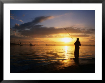 Fishing On Bahia De La Habana, Havana, Cuba by Peter Ptschelinzew Pricing Limited Edition Print image