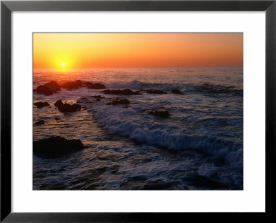 Sunset Over Pacific Ocean, Monterey Bay, Usa by John Elk Iii Pricing Limited Edition Print image