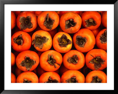 Persimmons From A Stall In The Central Market, Athens, Attica, Greece by Setchfield Neil Pricing Limited Edition Print image