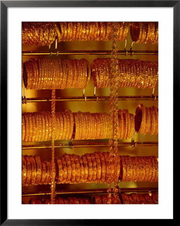 Window Display At Dubai Gold Suq, Dubai, United Arab Emirates by Phil Weymouth Pricing Limited Edition Print image