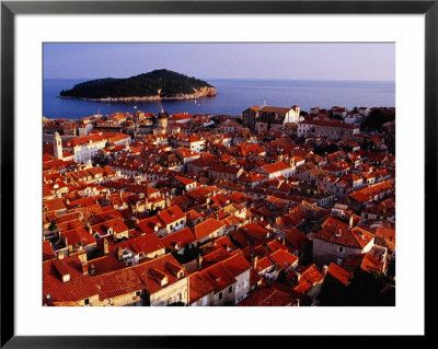 Old Town Buildings And Rooftops, Dubrovnik, Croatia by Richard I'anson Pricing Limited Edition Print image