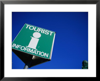 Tourist Information Sign At Malmo Train Station, Malmo, Skane, Sweden by Martin Lladó Pricing Limited Edition Print image