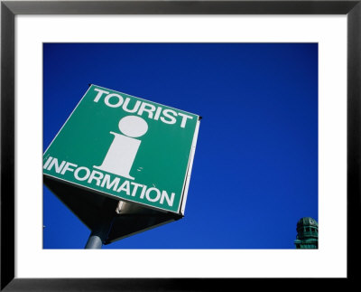 Tourist Information Sign At Malmo Train Station, Malmo, Skane, Sweden by Martin Llado Pricing Limited Edition Print image