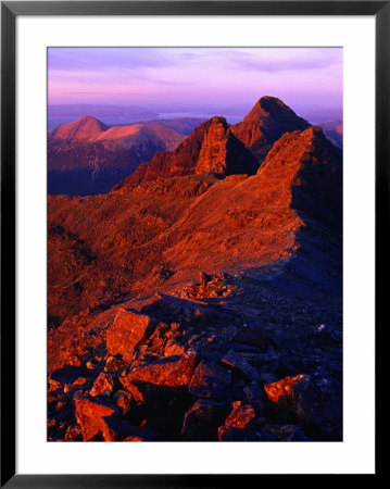 Peaks Of Sgurr Nan Gillean And Am Bhasteir From Summit Of Bruach Na Firthe, Scotland by Gareth Mccormack Pricing Limited Edition Print image