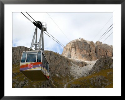 Funicular Ride To Observatory, Pordoi Pass, Trentino, Dolomites, Italy by Lisa S. Engelbrecht Pricing Limited Edition Print image