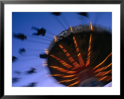 Fun Fair Ride At Melbourne's Annual Moomba Festival, Melbourne, Australia by John Banagan Pricing Limited Edition Print image