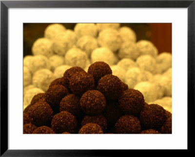 White And Brown Belgian Truffles, Brussels, Belgium by Martin Moos Pricing Limited Edition Print image