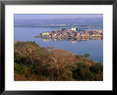 City On Island, Lago De Peten Itza, Flores, Guatemala by Ryan Fox Pricing Limited Edition Print image