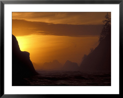 Sea Stacks At Sunset, Olympic National Park, Washington, Usa by Jamie & Judy Wild Pricing Limited Edition Print image